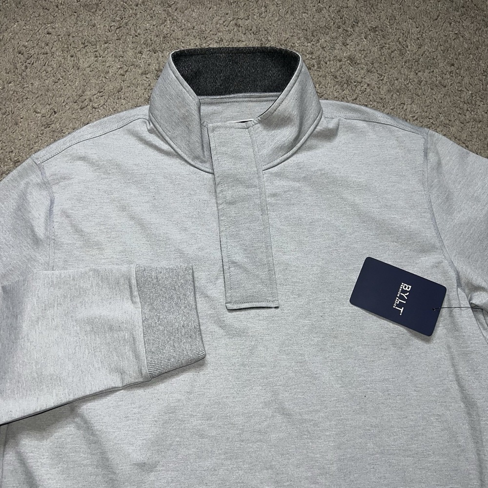 BYLT Premium Basics Elite Fairway Pullover Mens Medium Quarter Zip Golf